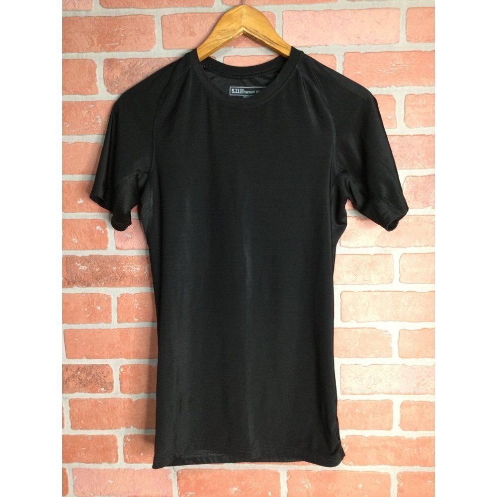 5.11 Tactical Series T-Shirt Short Sleeve Crew Neck Pullover Black Men's Medium